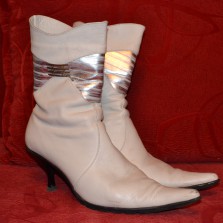 Зимние кожаные сапожки 40 р.