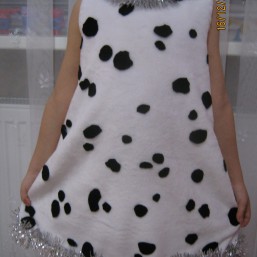 Костюм далматинца для девочки