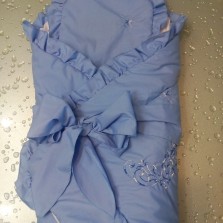 Конверт-одеяло на выписку для мальчика