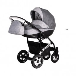 Коляска 2в1 Angelina Viper-Spiral Лен