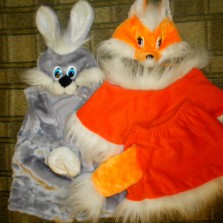 Лисичка и зайчик