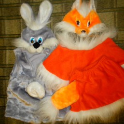 Лисичка и зайчик