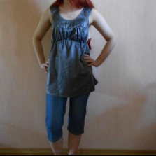 Туника. Бренд Ligne Mater nite, майка, блузка для беременных, летняя, 42,44 размер