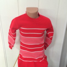 Вязанное теплое платье