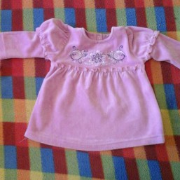 велюровое платья