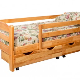 Кровать  подростковая детская Дерево 190*80 см + Ящики