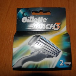 Сменные картриджи Gillette Mach3 2 лезвия на мужской бритвенный станок