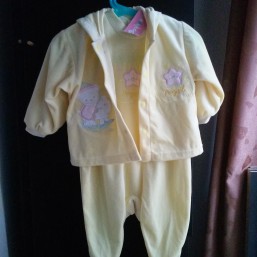 НОВЫЙ Велюровый комплект 74/80