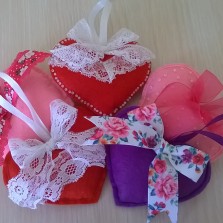 Валентинки из фетра в наличии