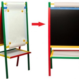 Напольная доска-мольберт магнитная. Для рисования мелом и фломастерами