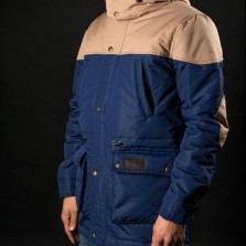 Parka PITT ВЕСНА MARSALA GREY FLIS