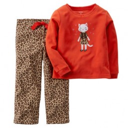 Флисовые пижамы Carters для девочек
