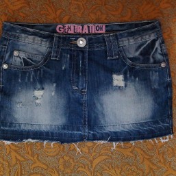 Джинсовая юбка, размер 38