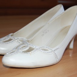 Свадебные туфли белые 39 размера