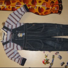 Джинсовый утепленный комбенизон Mayoral 