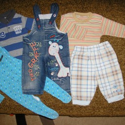 Пакет вещей на мальчика до года