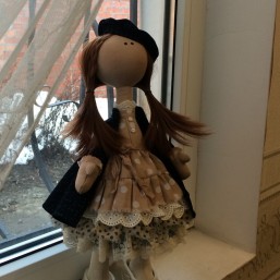 Текстильная кукла в стиле Tilda