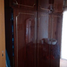 трехстворчатый шкаф с антрисолью