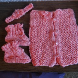   комплект для для новорожденной возраст 0-2 месяца