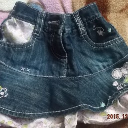 Джинсовая юбочка.