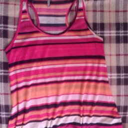 майка в полоску 