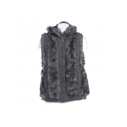 Жилеты весенние с вязаным мехом из США (Von Dutch) цена снижена!