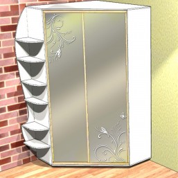 Шкаф-купе угловой в наличии