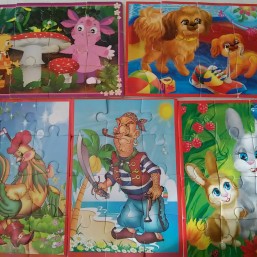 Пазлы для деток 3-6 лет