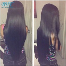 волосы для наращивания, черные 1в 70 и 75 см