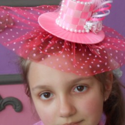 Прокат!Шляпка-вуалетка