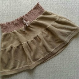 Юбочка велюровая