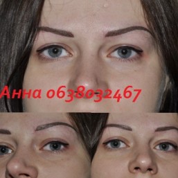 Качественный татуаж бровей/Перманентный макияж