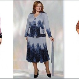 Распродажа! Продаются новые и красивые платья и костюмы на пышных дам!