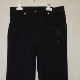 Брюки классические черные, размер 42