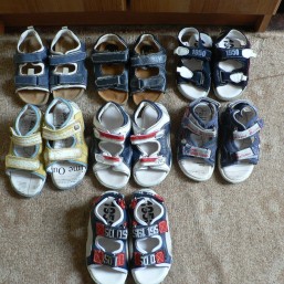 Сандалии детские кожа пробка полиуритан