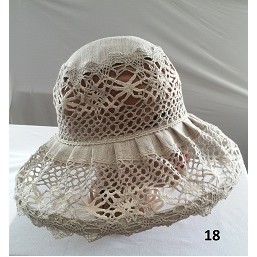 шляпы -кружева -лен