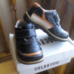 Детские кожаные мокасины Dolardog