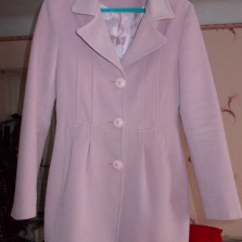 Демисезонное кашемировое пальто (размер 42-44)