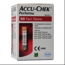 Тест-полоски «Акку-Чек Перформа» (Accu-Chek® Performa) 50 шт