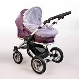 Универсальная москитная сетка ко всем видам колясок с белой окантовкой