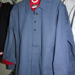 Рубашка темно-синяя