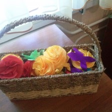 Корзина, корзинка с цветами