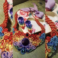 украшение из сутажной ленты