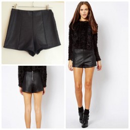 Новые фактурные шорты с высокой талией river island ( s,m)