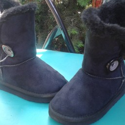 Зимние детские натуральные сапоги 