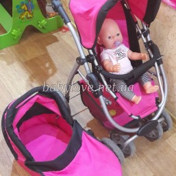 ХИТ ПРОДАЖ! Коляски для кукол MELOGO 9662 (4 в 1)