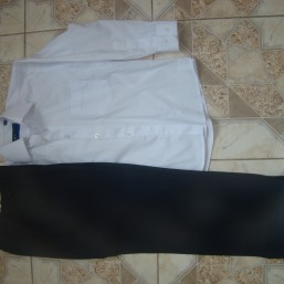 Брюки синие школьные