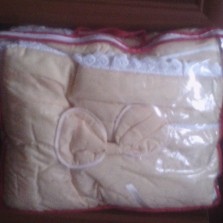 Комплект балдахин+постельное для кроватки