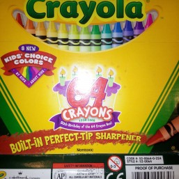 крайолы от 8 до 64 цветов