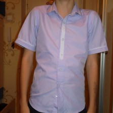 Рубашка на мальчика 8-10 лет